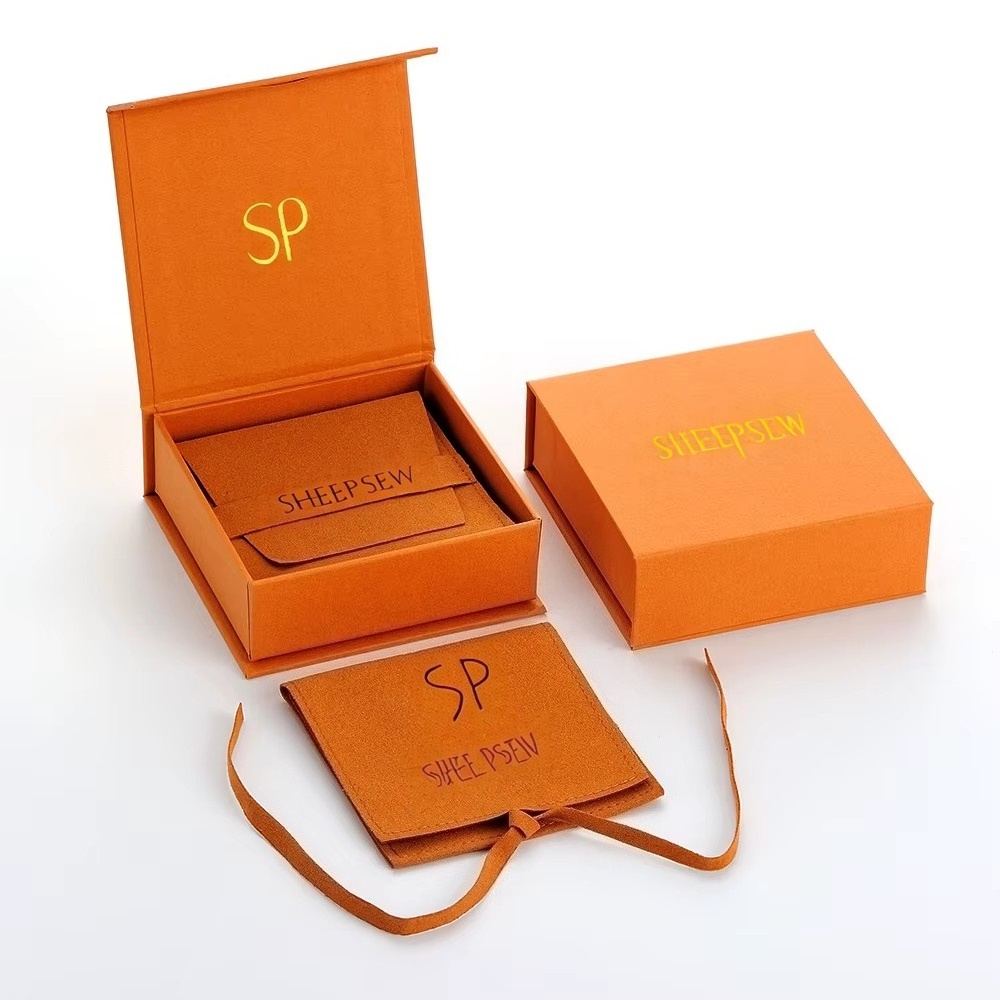 Luxury Bags List - Luxury Microfiber Pouch Magnet Closure Boxes