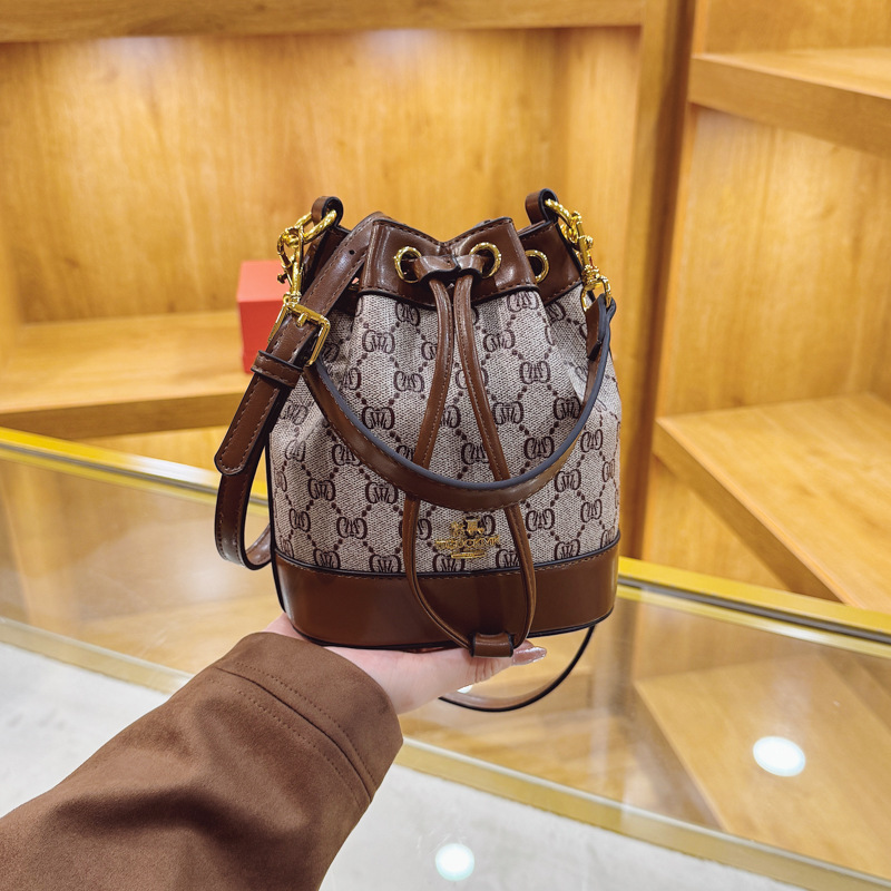 Luxury Bags Gr - Bag Women's French retro printing light