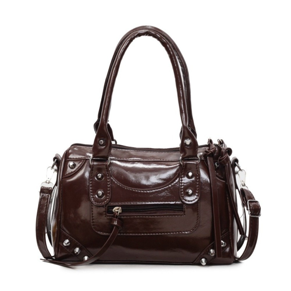Fashion Rivets Pillow Bag Larg - огляд і ціна Top Handle Patent Bag