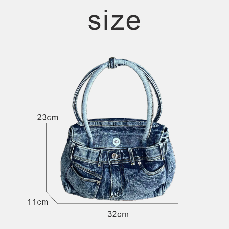 Pants Shape Denim Bags For Wom - огляд і ціна Luxury Bags Denim