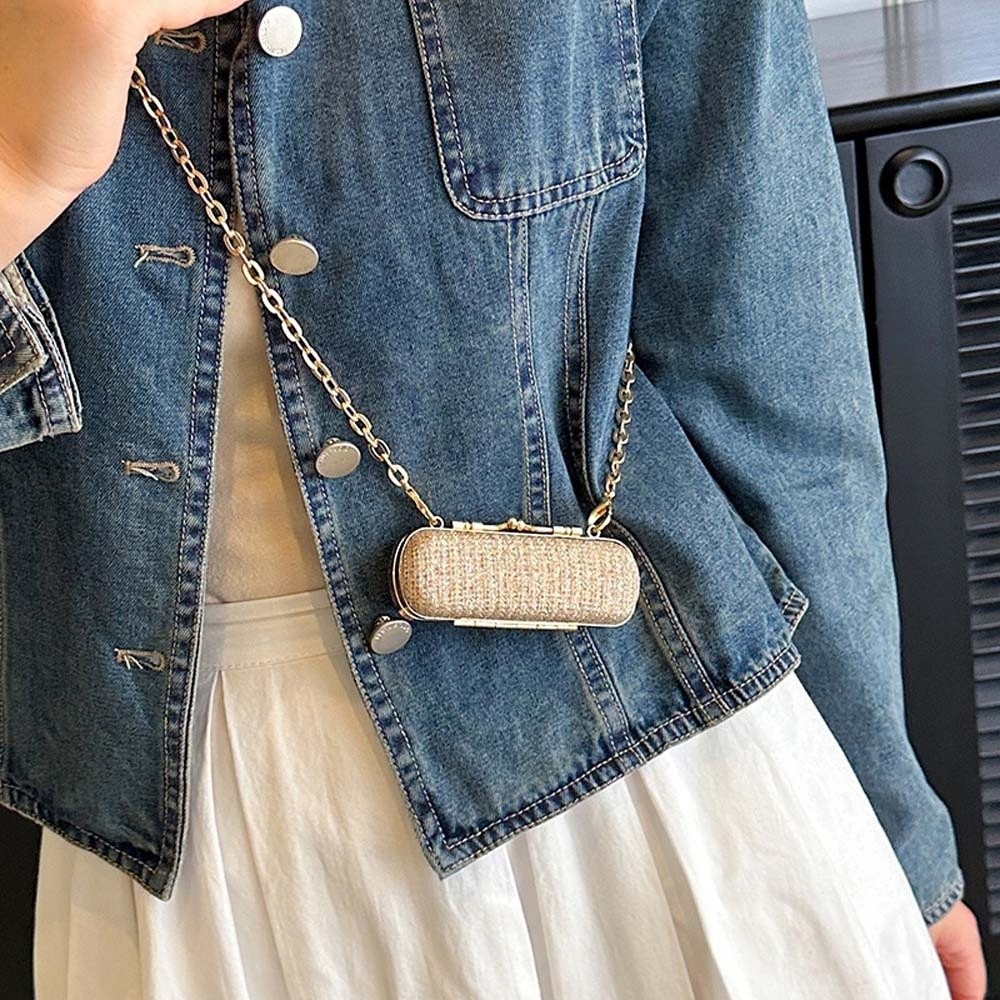 Chain Purse Rhinestone Chain L - огляд і ціна Mini Bag Evening Clutch