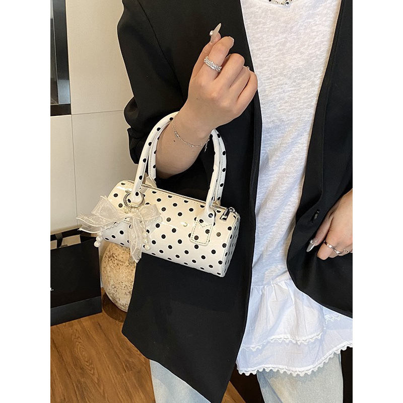 Women's Cute Polka Dot  Handba - огляд і ціна Top Handle Patent Bag