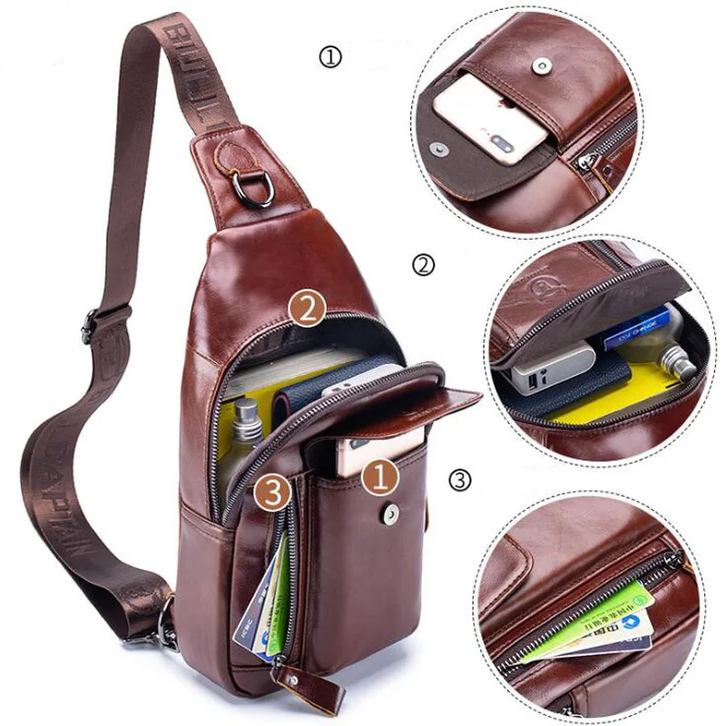 Brand Premium 100% Genuine Lea - огляд і ціна Luxury Bags For Men Brands
