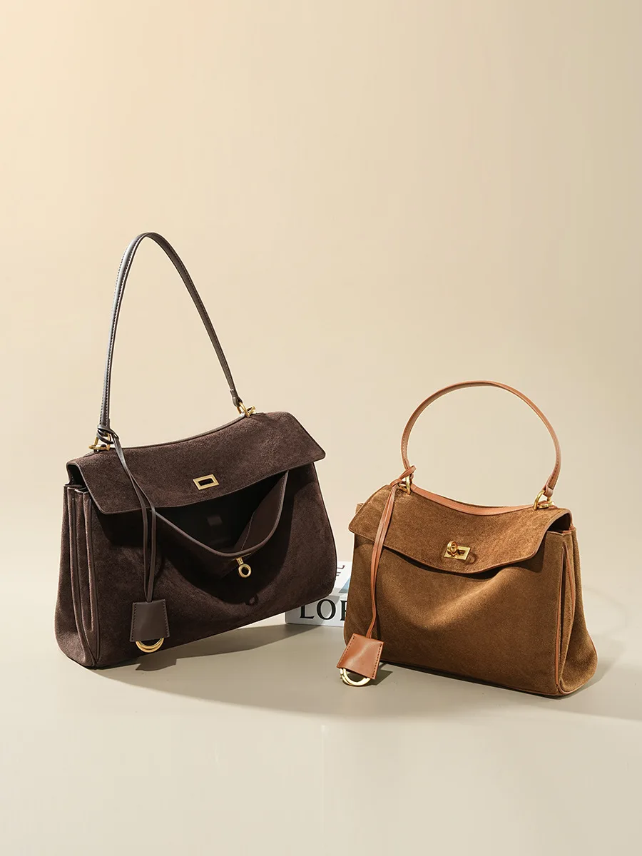 Autumn Winter Women's Suede ge - огляд і ціна Luxury Bags Vendor