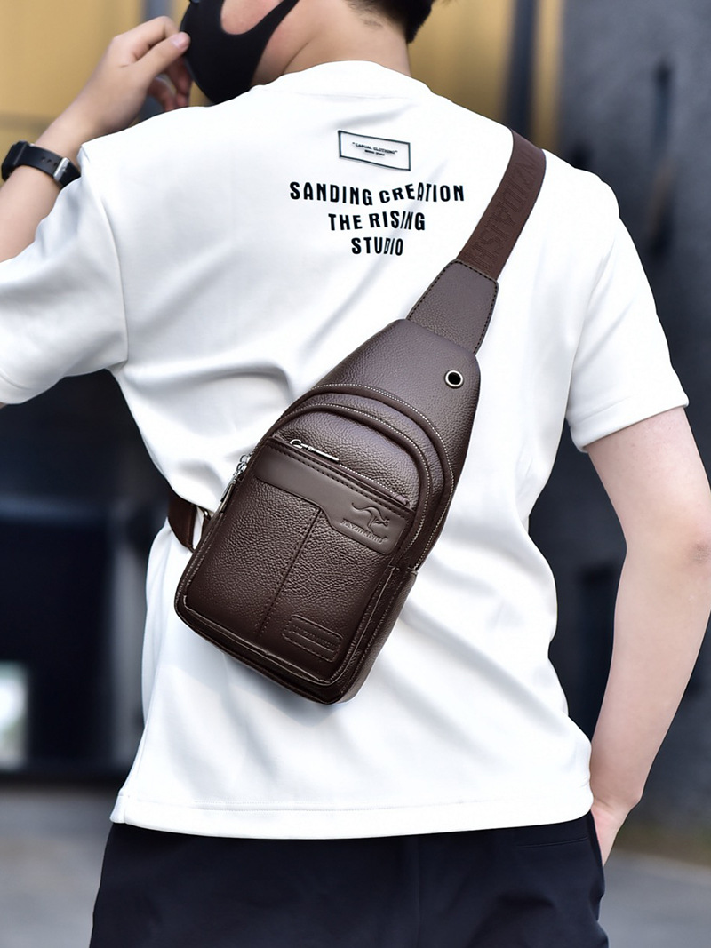 Luxury Brand Chest Pack Leathe - огляд і ціна Luxury Bags For Men Brands