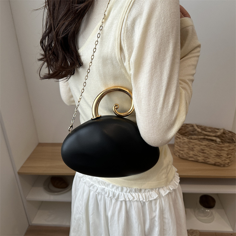 Luxury Curved Pebble Shape Min - огляд і ціна Mini Bag Evening Clutch