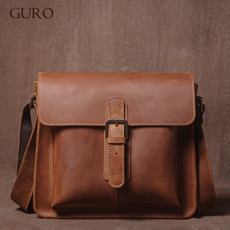 GURO Luxury Brand Genuine Leat - огляд і ціна Luxury Bags For Men Brands