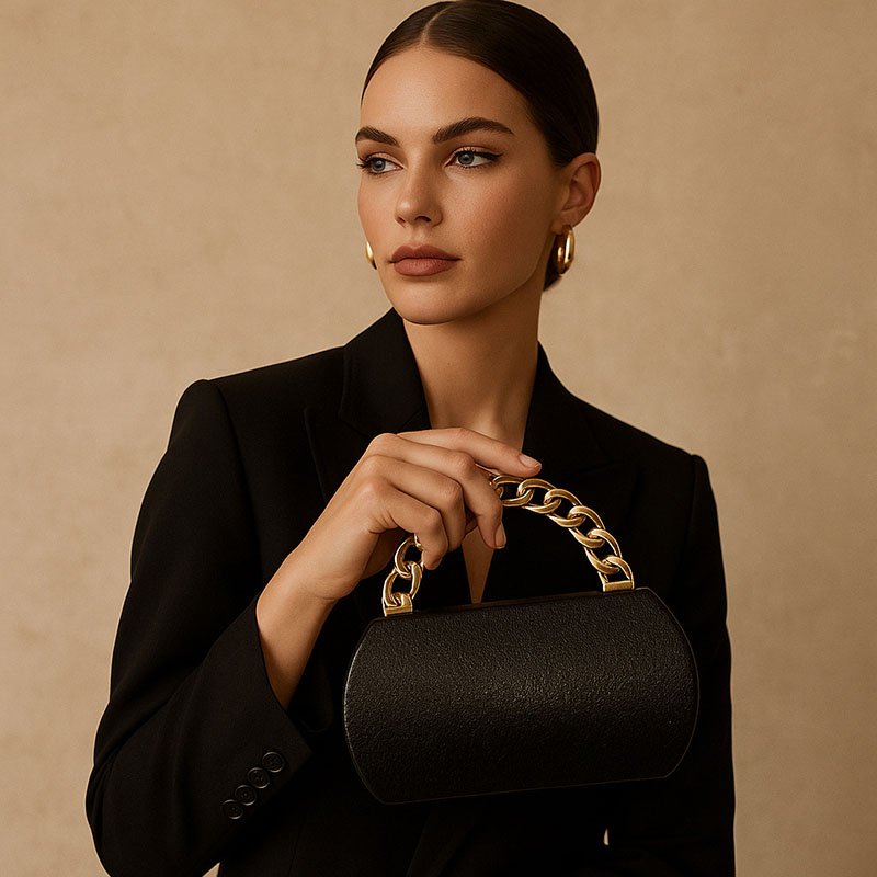 Luxury Gold Metal Buckle Box C - огляд і ціна Luxury Bags Vendor