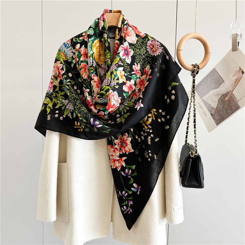 Winter Wool Silk Scarf Luxury  - огляд і ціна Luxury Bags Design
