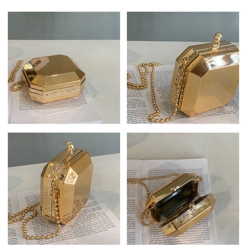Mini Luxury Gold Party Evening - огляд і ціна Mini Bag Evening Clutch