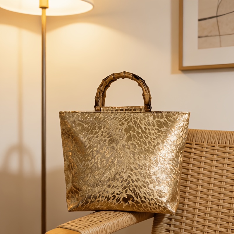 Light luxury metallic gold jac - огляд і ціна Luxury Bags Vendor