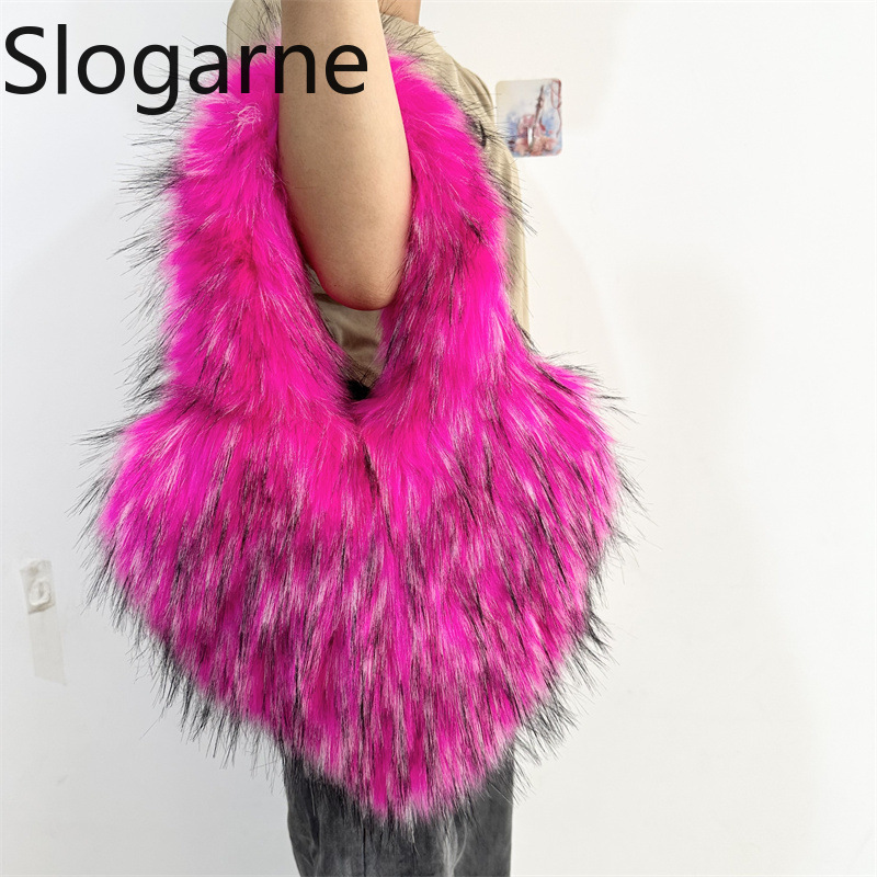 Faux Raccoon Fur Handbag 2026  - огляд і ціна Luxury Bags Dropshipping