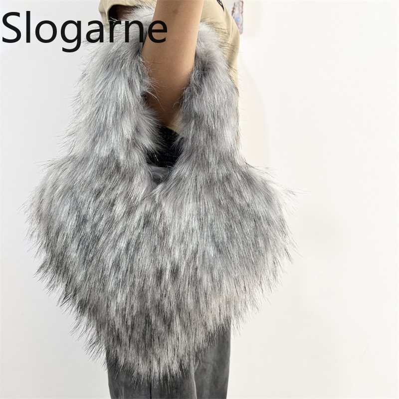 Faux Raccoon Fur Handbag 2026  - огляд і ціна Luxury Bags Dropshipping