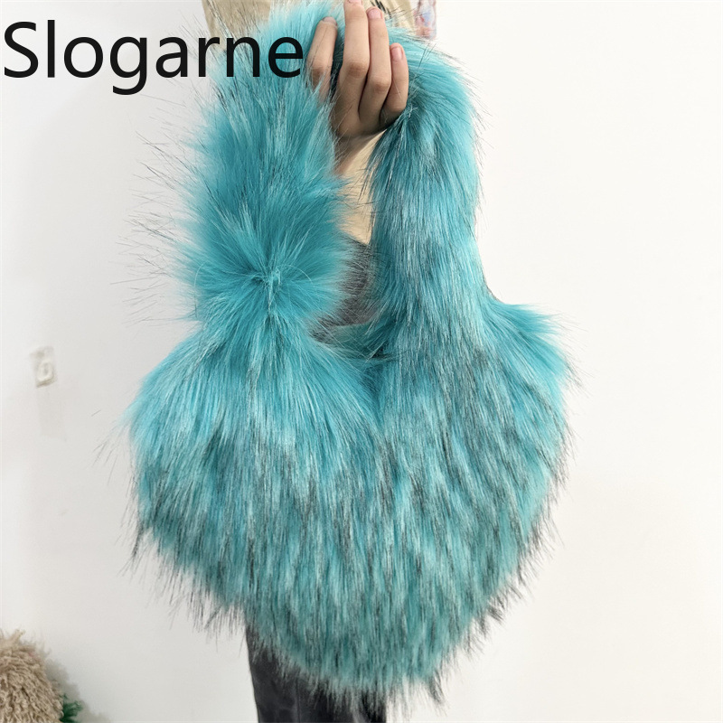 Faux Raccoon Fur Handbag 2026  - огляд і ціна Luxury Bags Dropshipping