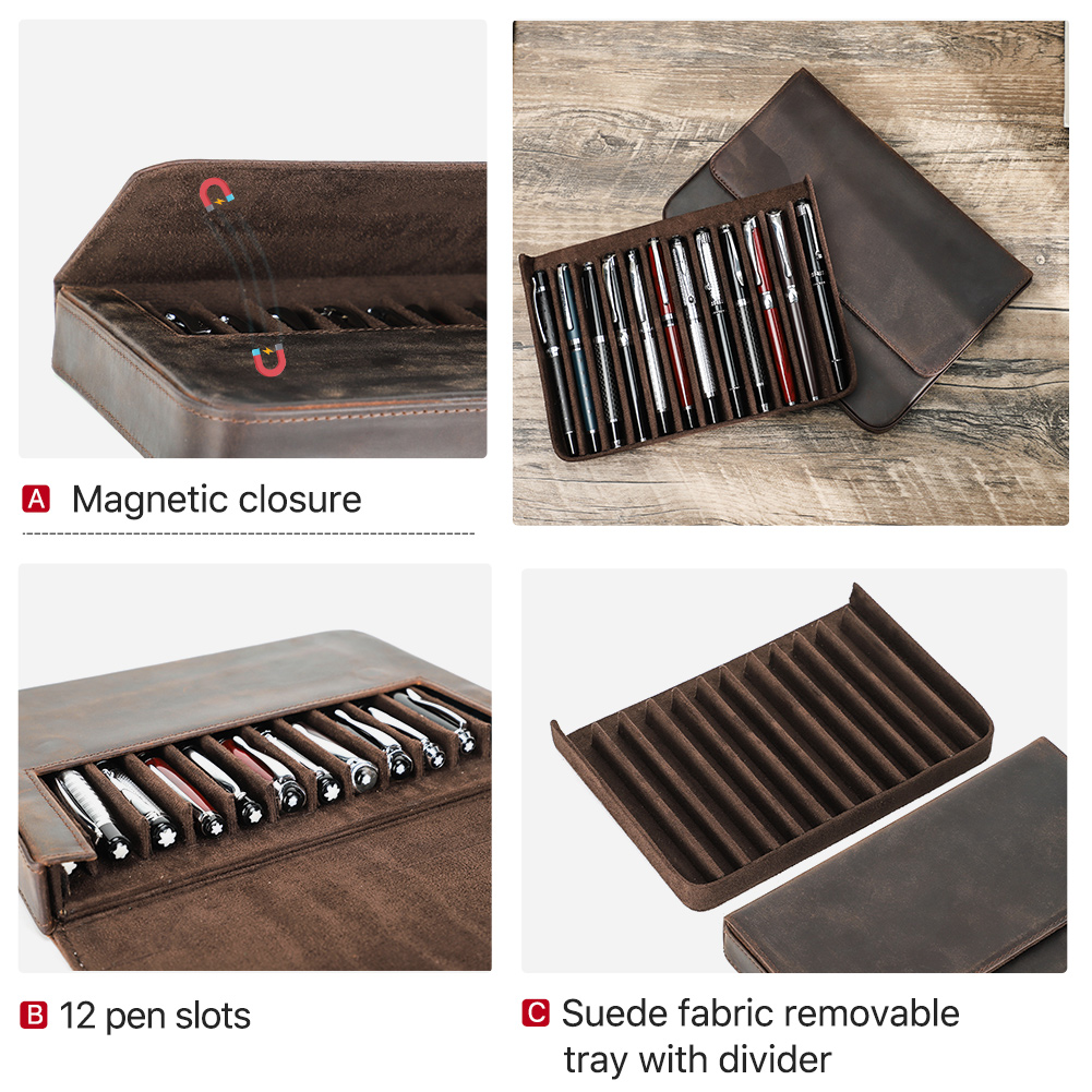 Luxury Genuine Leather 12 Slot - огляд і ціна Luxury Bags List
