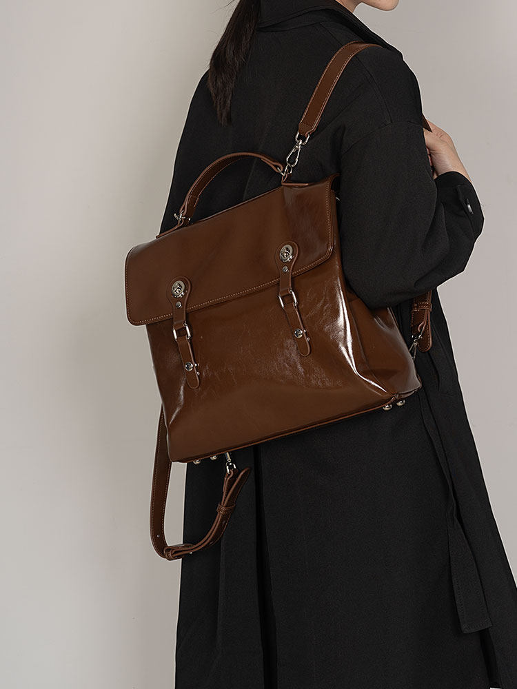 2026 Fashion New College Style - огляд і ціна Top Handle Patent Bag