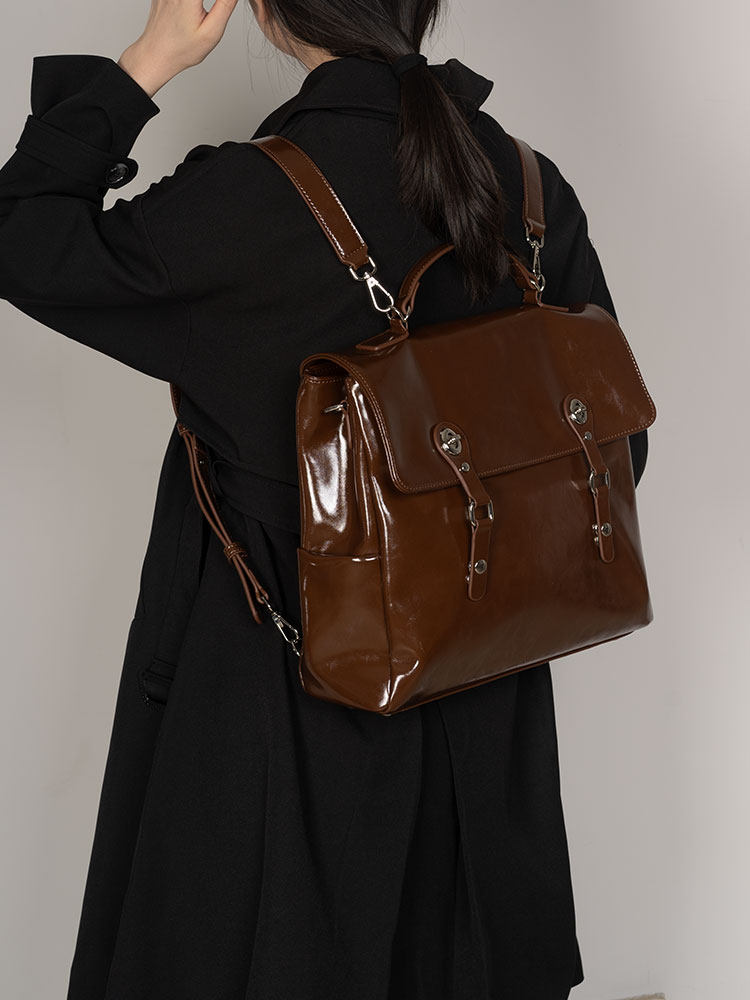 2026 Fashion New College Style - огляд і ціна Top Handle Patent Bag