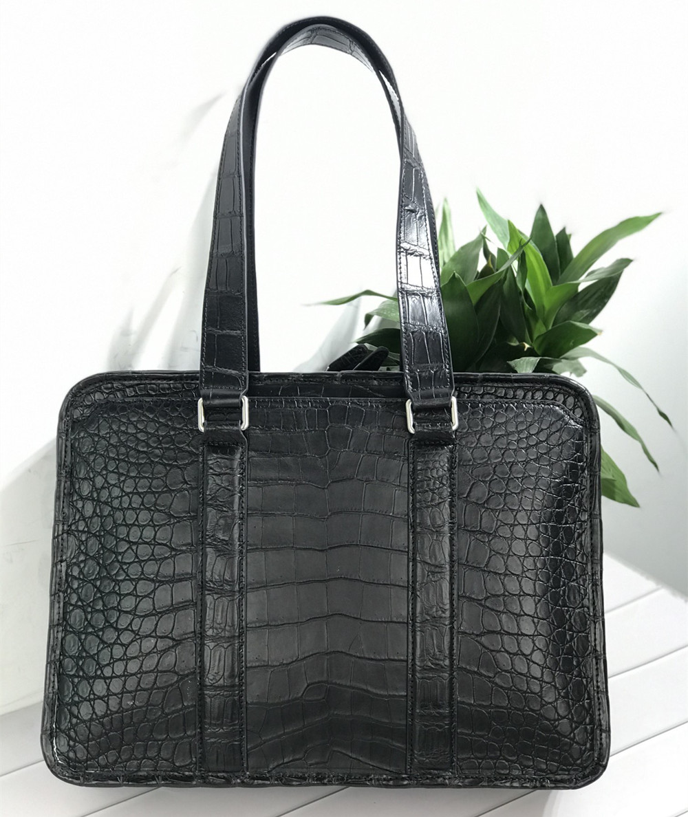 New crocodile leather laptop b - огляд і ціна Luxury Bags For Men Brands