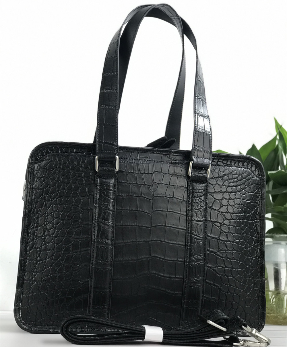 New crocodile leather laptop b - огляд і ціна Luxury Bags For Men Brands