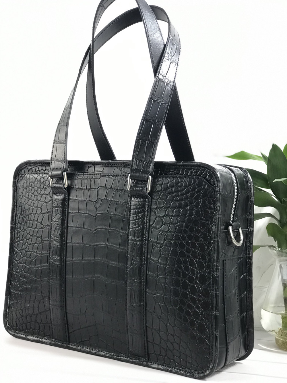 New crocodile leather laptop b - огляд і ціна Luxury Bags For Men Brands