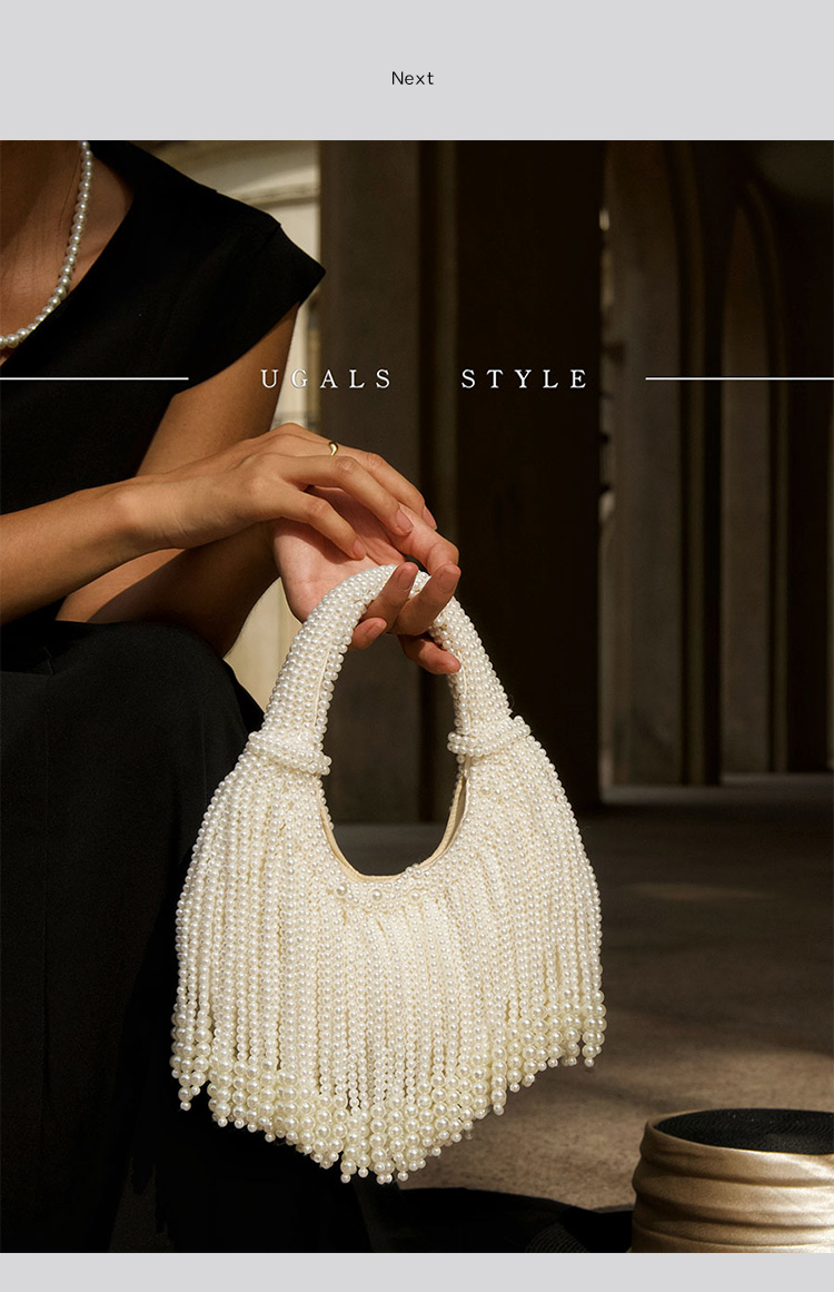 Design Handle Pearl Evening Cl - огляд і ціна Luxury Bags Vendor