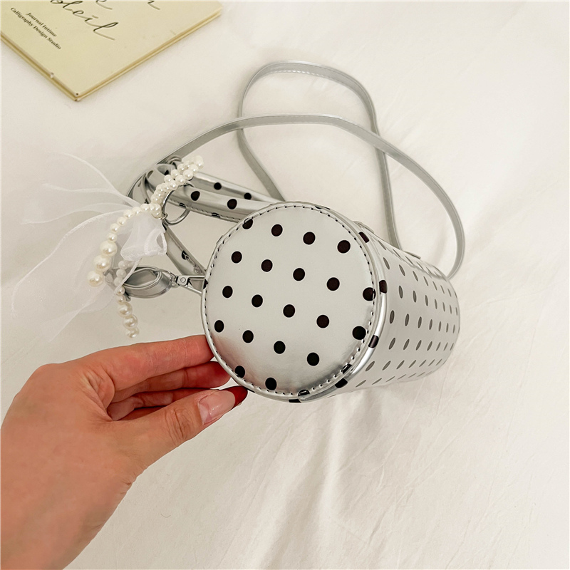 Korean Polka Dot Mini Handbag  - огляд і ціна Top Handle Patent Bag