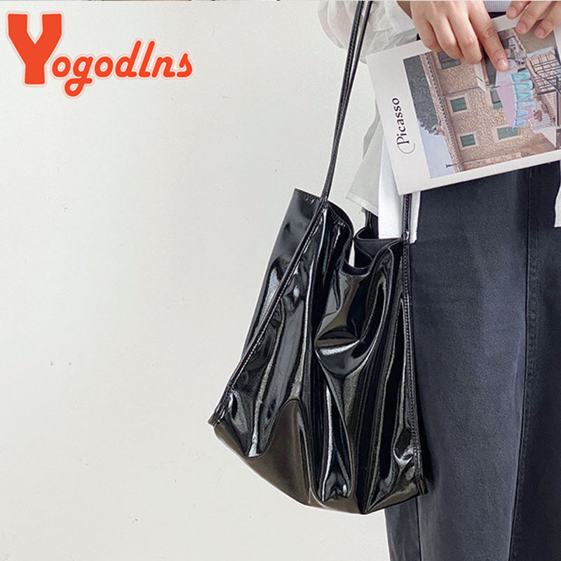 Yogodlns Luxury Patent Leather - огляд і ціна Top Handle Patent Bag