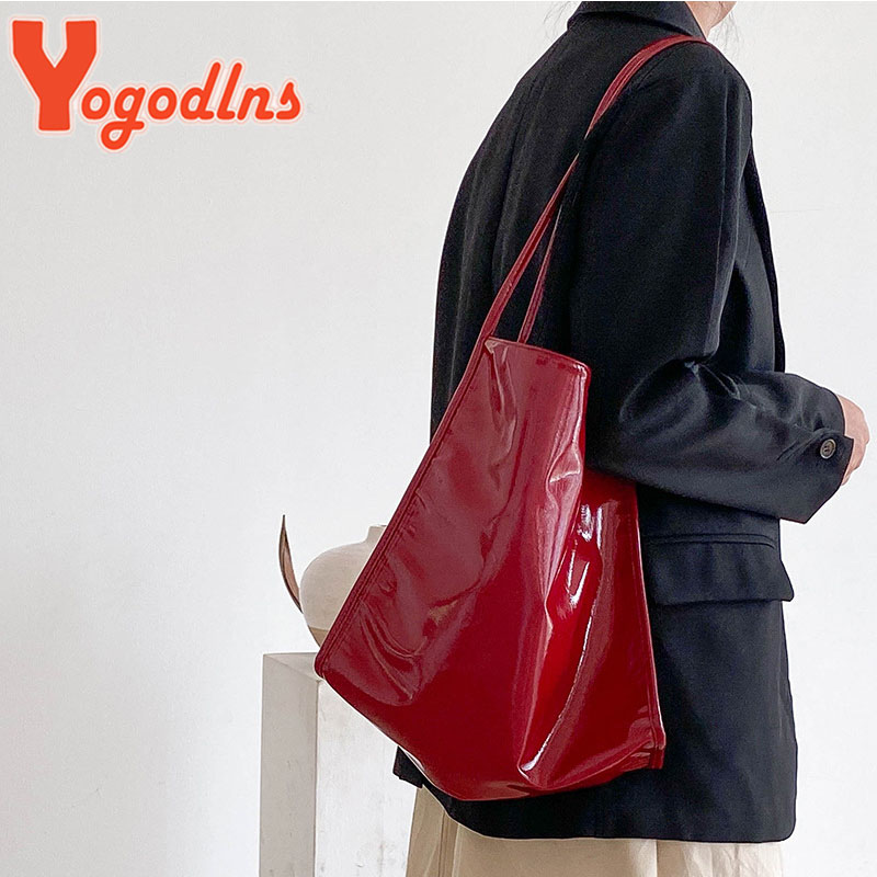 Yogodlns Luxury Patent Leather - огляд і ціна Top Handle Patent Bag