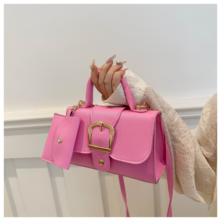 Barbie Pink Mini PU Leather Ha - огляд і ціна Top Handle Patent Bag