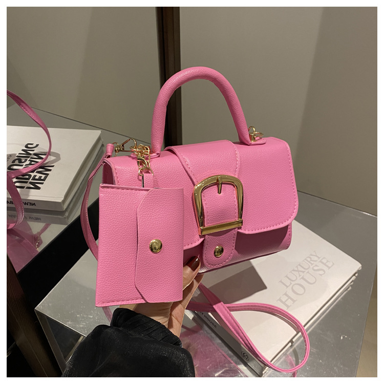 Barbie Pink Mini PU Leather Ha - огляд і ціна Top Handle Patent Bag